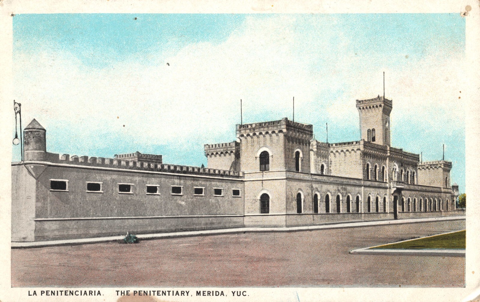 La Penitenciaria the Penitentiary Merida Yucatan Mexico Prison Vintage Postcard