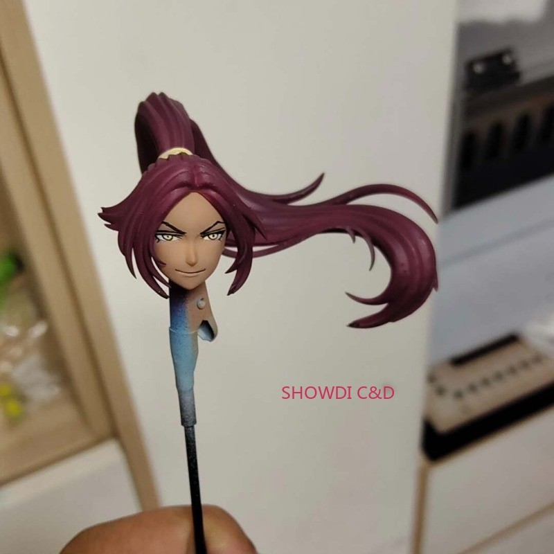 1/12 BLEACH Shihouin Yoruichi Head Carving For 6\