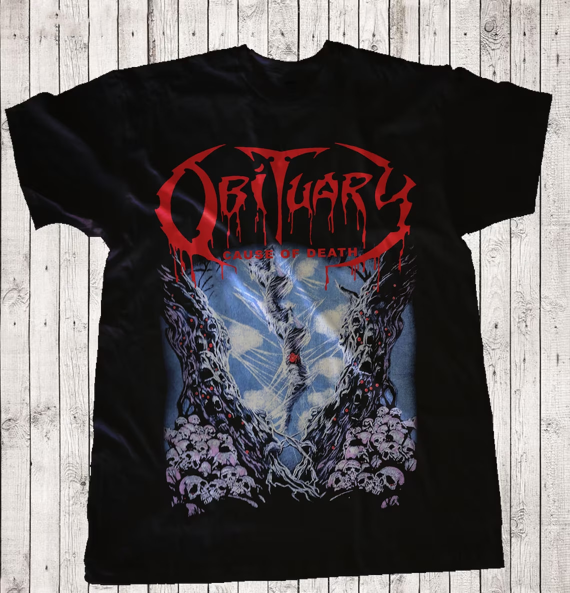 OBITUARY Cause of Death T Shirt Full Size S-5XL SS241
