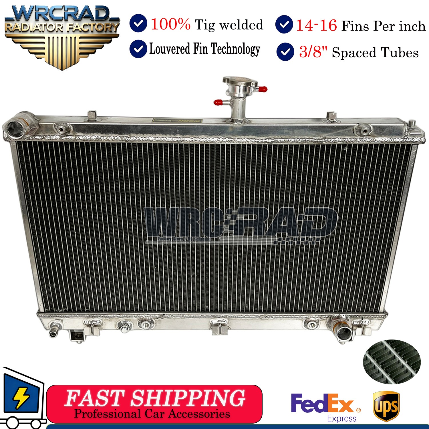 AT  Radiator For Chevrolet Camaro SS LT 2012-2015 2013 6.2L 3.2L V6 V8 Aluminum