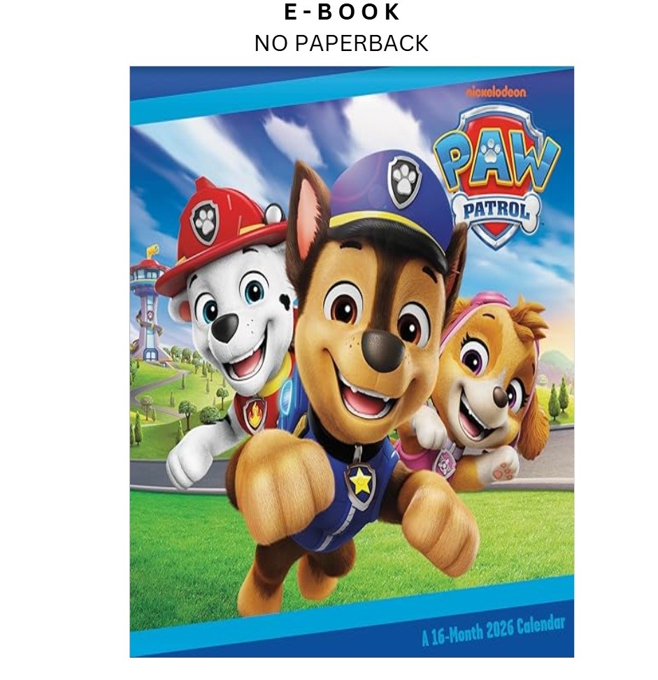 2026 Paw Patrol Wall Calendar, Trends International 2025 2026 Paw Patrol Wall Calendar, Trends International 2025
