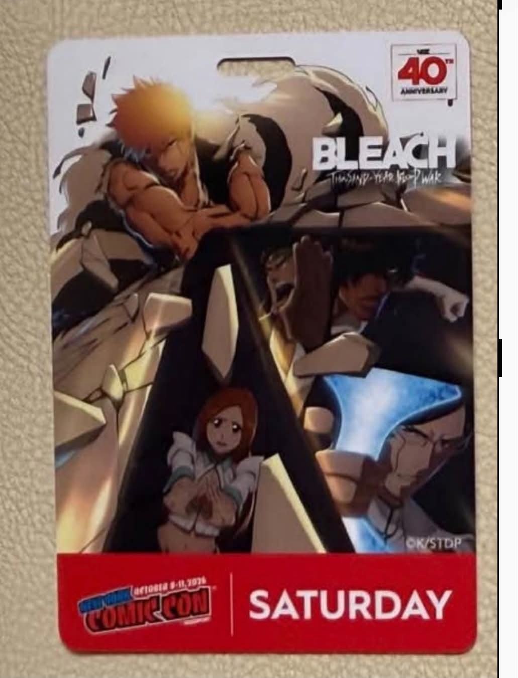 NYCC 2026 SATURDAY Badge New York Comic Con UNACTIVATED & IN HAND
