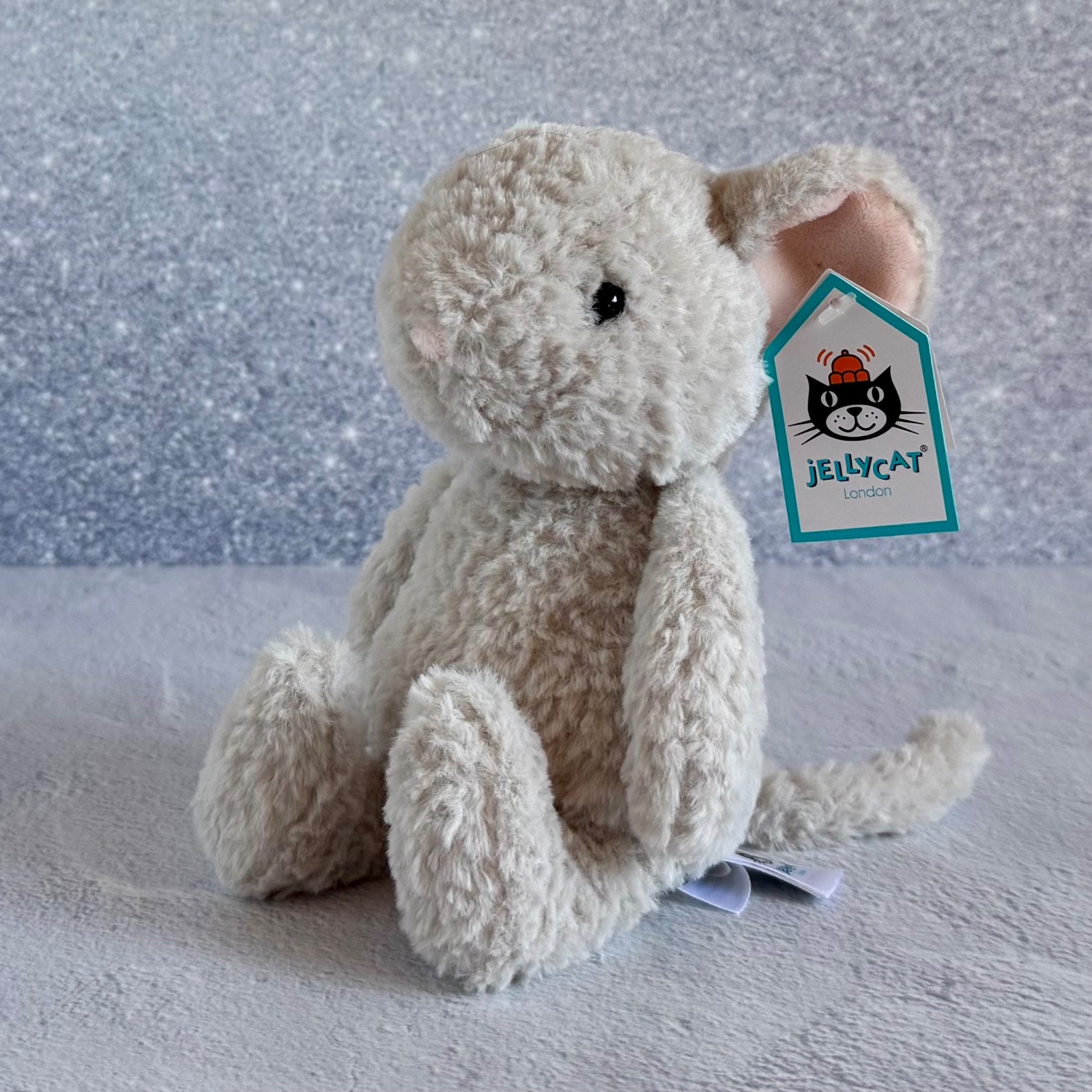 NWT Authentic Retired JELLYCAT Tumbletuft Mouse TUM3M (2 of 2) So Cute Rare HTF