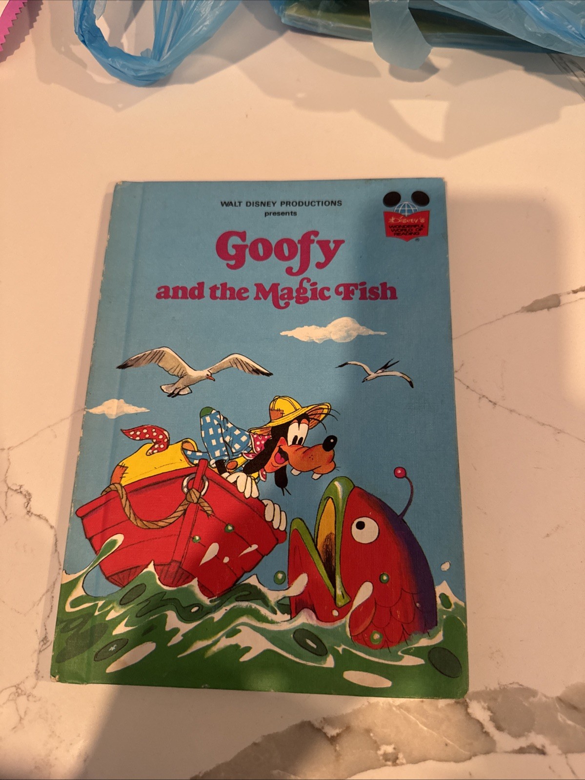 Vintage Book Goofy and the Magic Fish Walt Disney Production Vintage Book Goofy and the Magic Fish Walt Disney Production