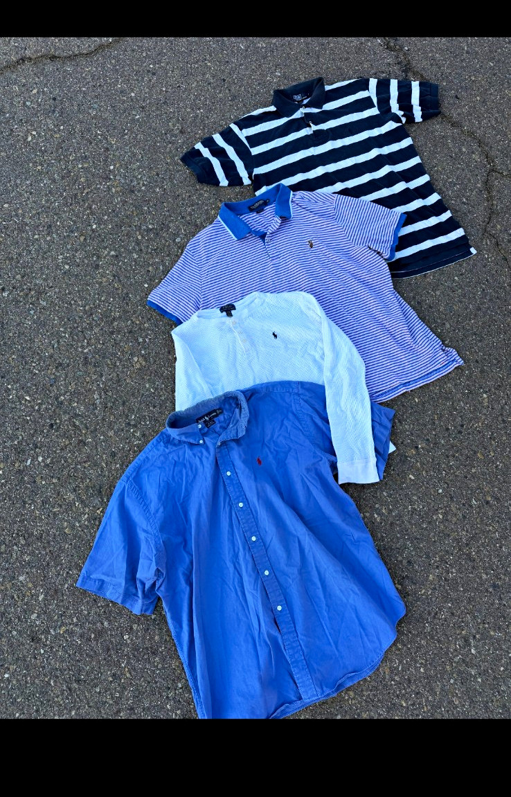 Lot Of 5 Vintage Ralph Lauren Bundle as is Shirts. Lot Of 5 Vintage Ralph Lauren Bundle as is Shirts.