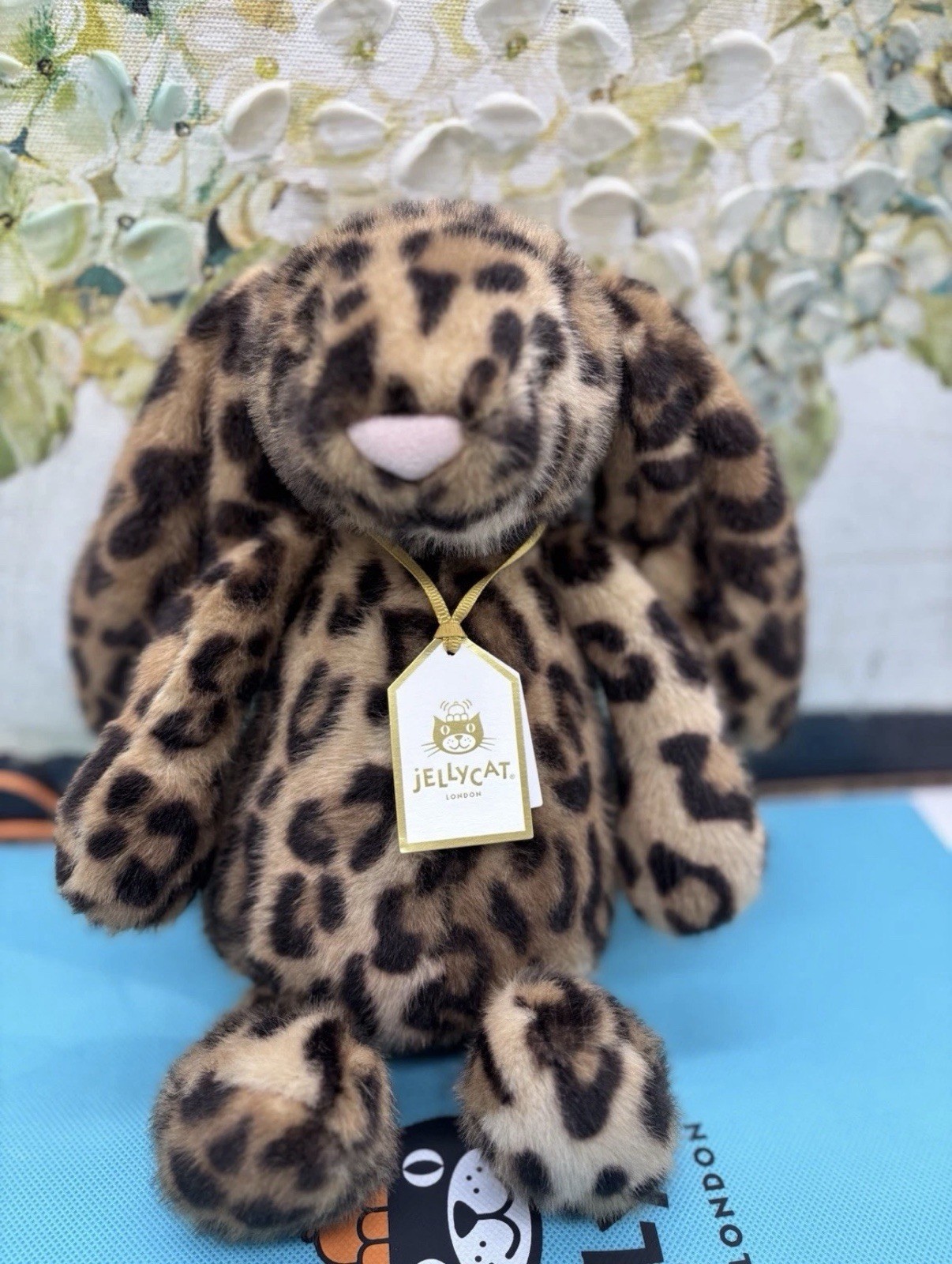 JELLYCAT COBBLEHOP Bunny 🐰 Leopard Ruby EXCLUSIVE NWT with DUST BAG AUTHENTIC JELLYCAT COBBLEHOP Bunny 🐰 Leopard Ruby EXCLUSIVE NWT with DUST BAG AUTHENTIC