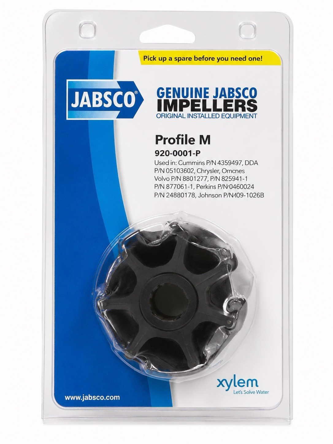 Jabsco Profile M 920-0001-P Flexible Impeller Marine Water Pump OEM New