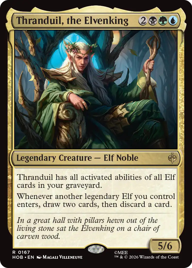THRANDUIL, THE ELVENKING x1 mtg NM-M The Hobbit 1 Rare THRANDUIL, THE ELVENKING x1 mtg NM-M The Hobbit 1 Rare