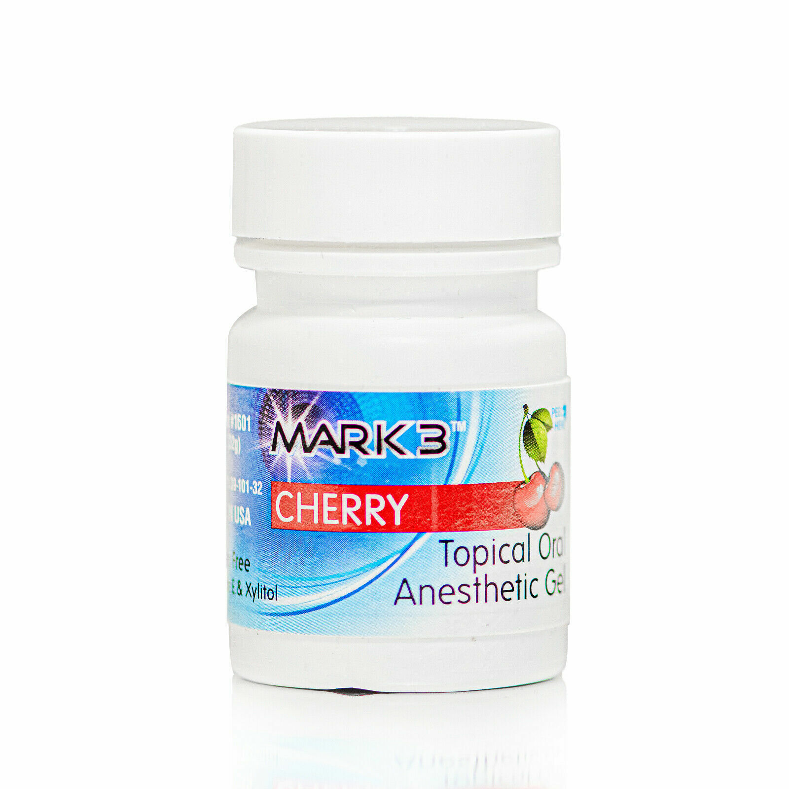 MARK3 Dental Topical Anesthetic Gel 20% Benzocaine 1oz Jar New Date Made In USA