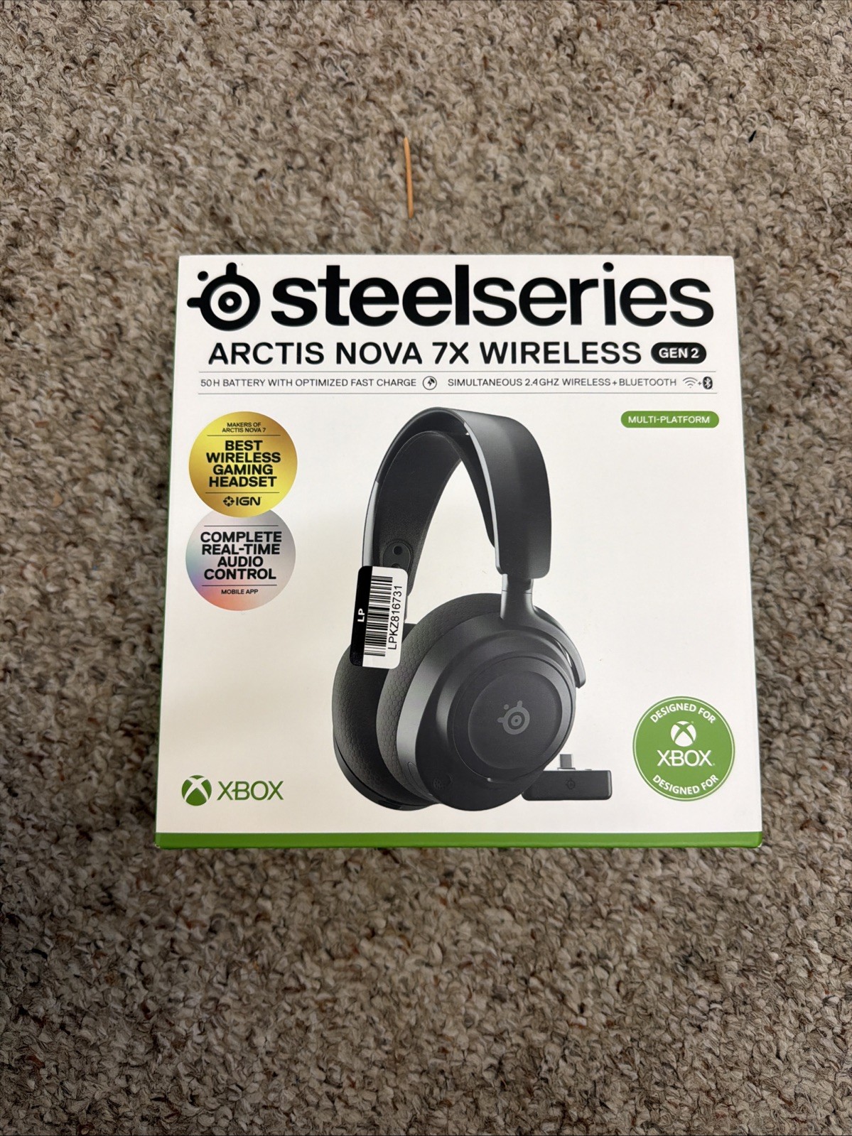 SteelSeries Arctis Nova 7X Gen 2 Wireless Gaming Headset Xbox PS5 PC Bluetooth SteelSeries Arctis Nova 7X Gen 2 Wireless Gaming Headset Xbox PS5 PC Bluetooth