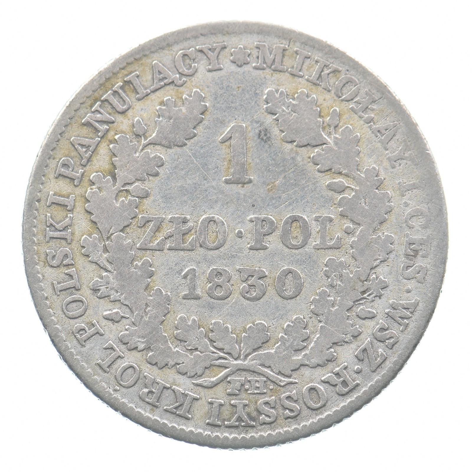 1830 Kingdom Of Poland Zloty *0009 1830 Kingdom Of Poland Zloty *0009