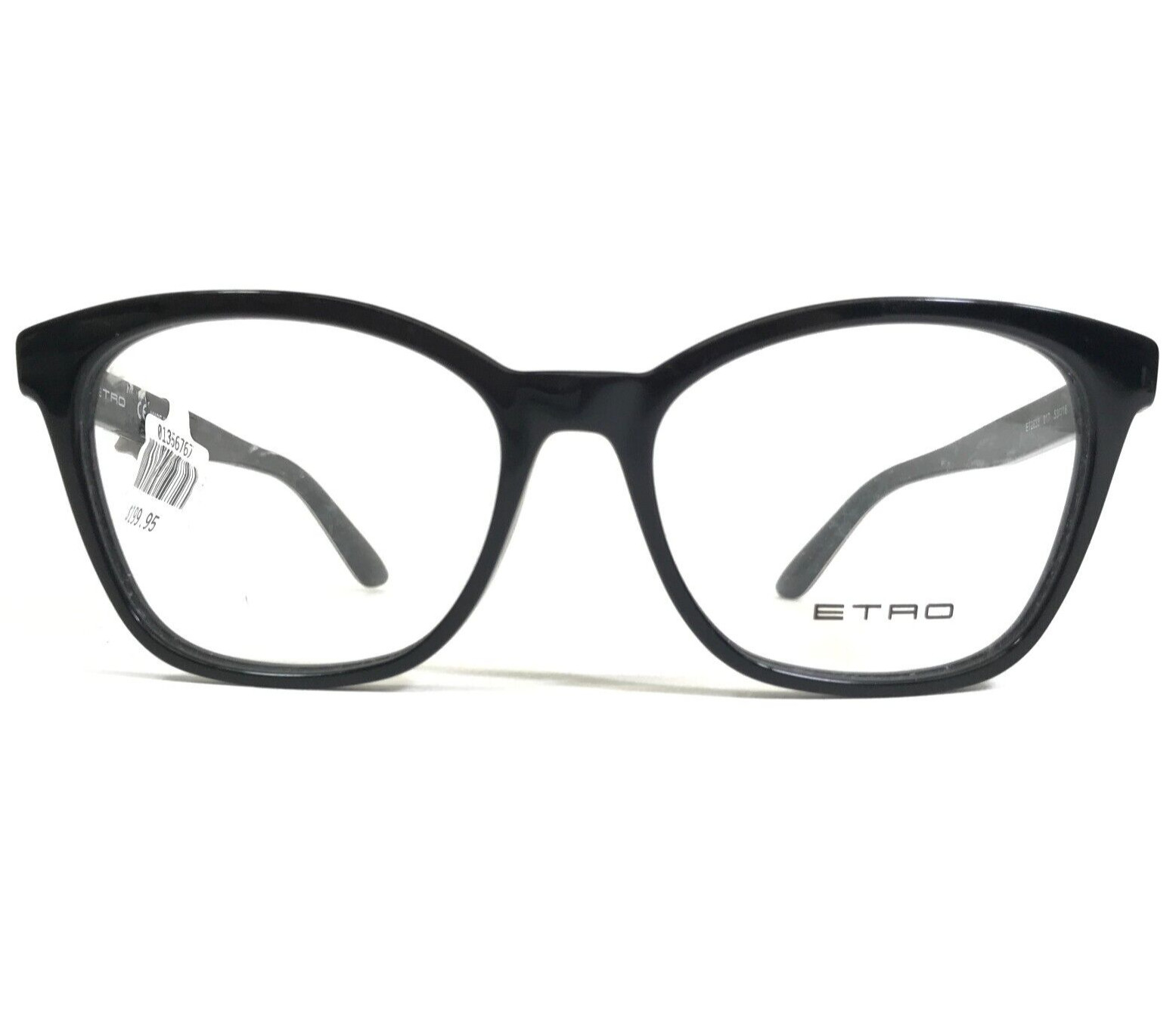 Etro Eyeglasses Frames ET2633 017 Black Pink Cat Eye Paisley 53-16-140 Etro Eyeglasses Frames ET2633 017 Black Pink Cat Eye Paisley 53-16-140