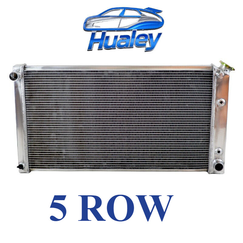 5 Row Aluminum Radiator For 1977-92 Cadillac DeVille Brougham Pontiac 5.0 5.7L