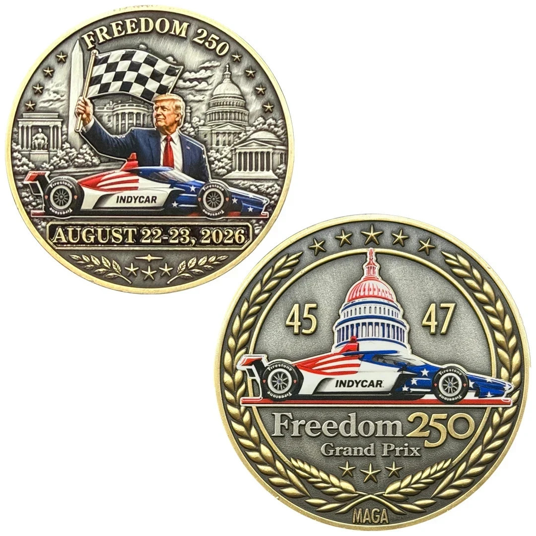 AA-014 Challenge Coin Freedom 250 for Grand Prix Washington DC President CB11