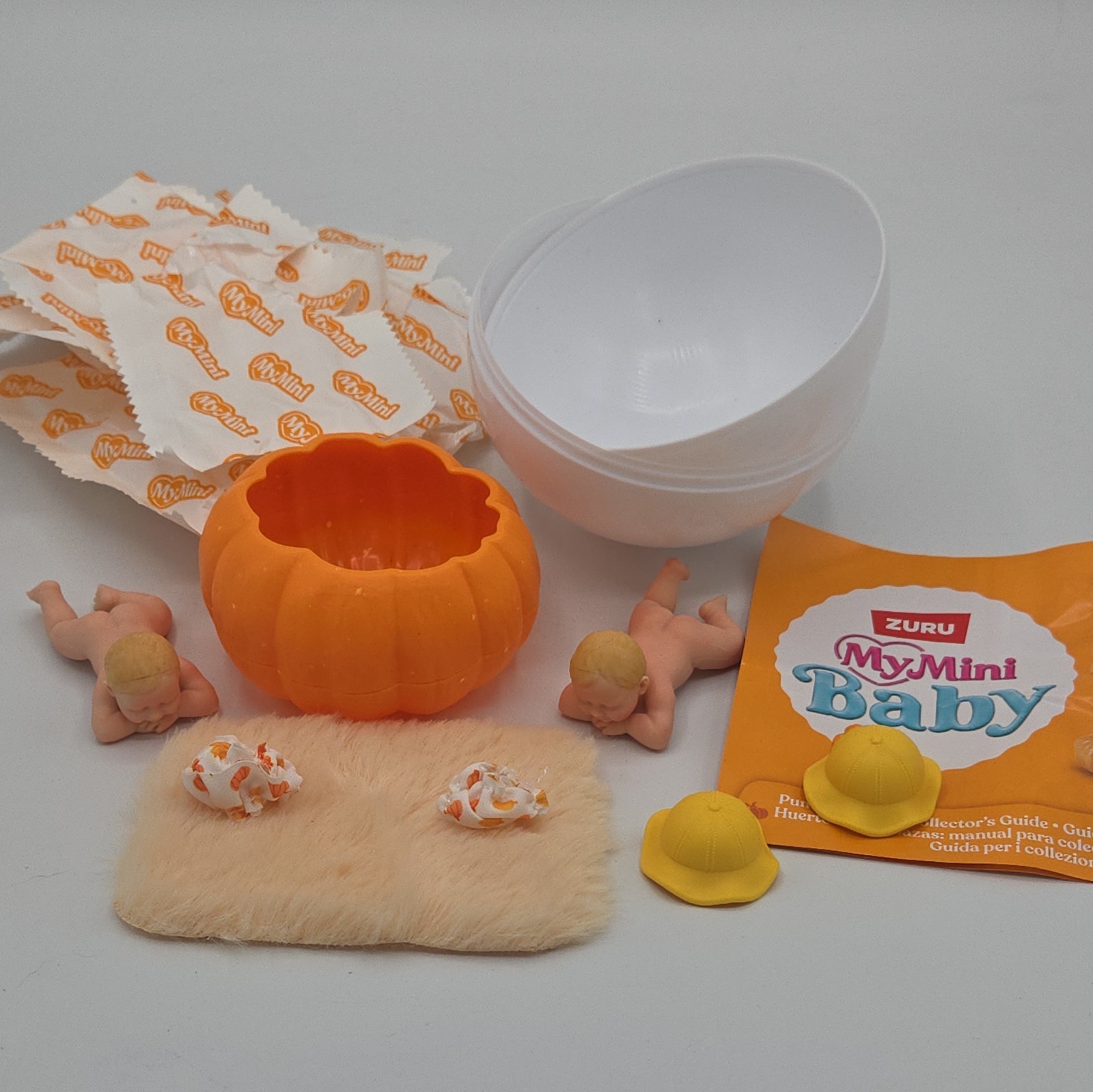  My Mini Baby Pumpkin Patch Boy & Girl Twins New/ RARE 