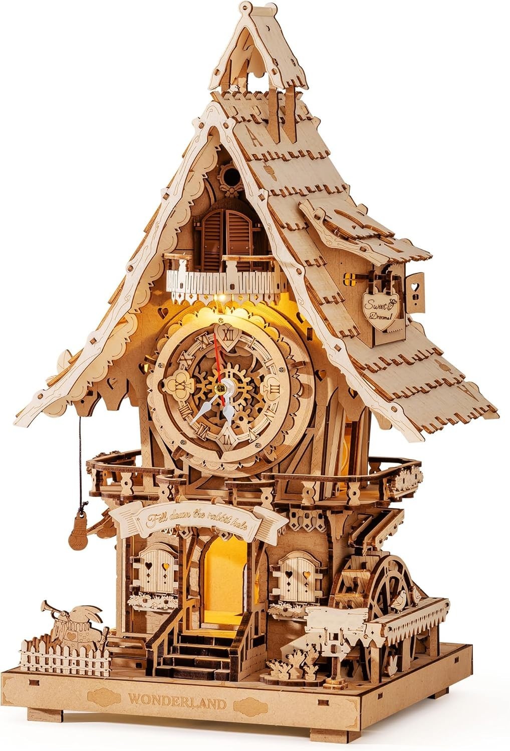 ROKR 3D Wooden Puzzle Building Toys Mechanical Model Kit Toys for Adults Gifts