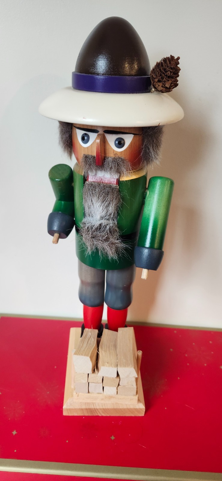 Steinbach German Nutcracker  Lumberjack / Woodsman 16” For Parts