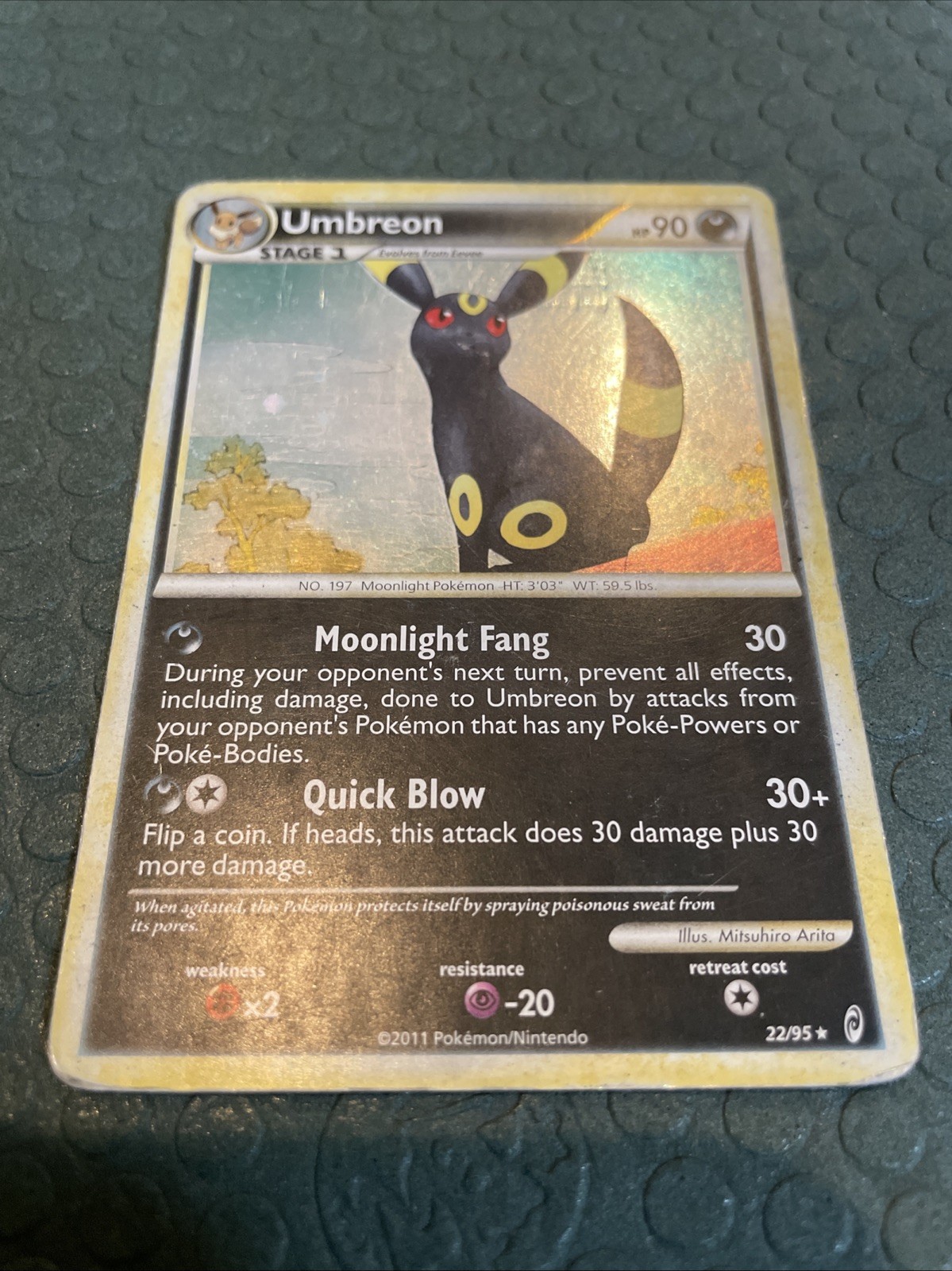 2011 Pokemon Call of Legends Umbreon Holo #22/95 2011 Pokemon Call of Legends Umbreon Holo #22/95