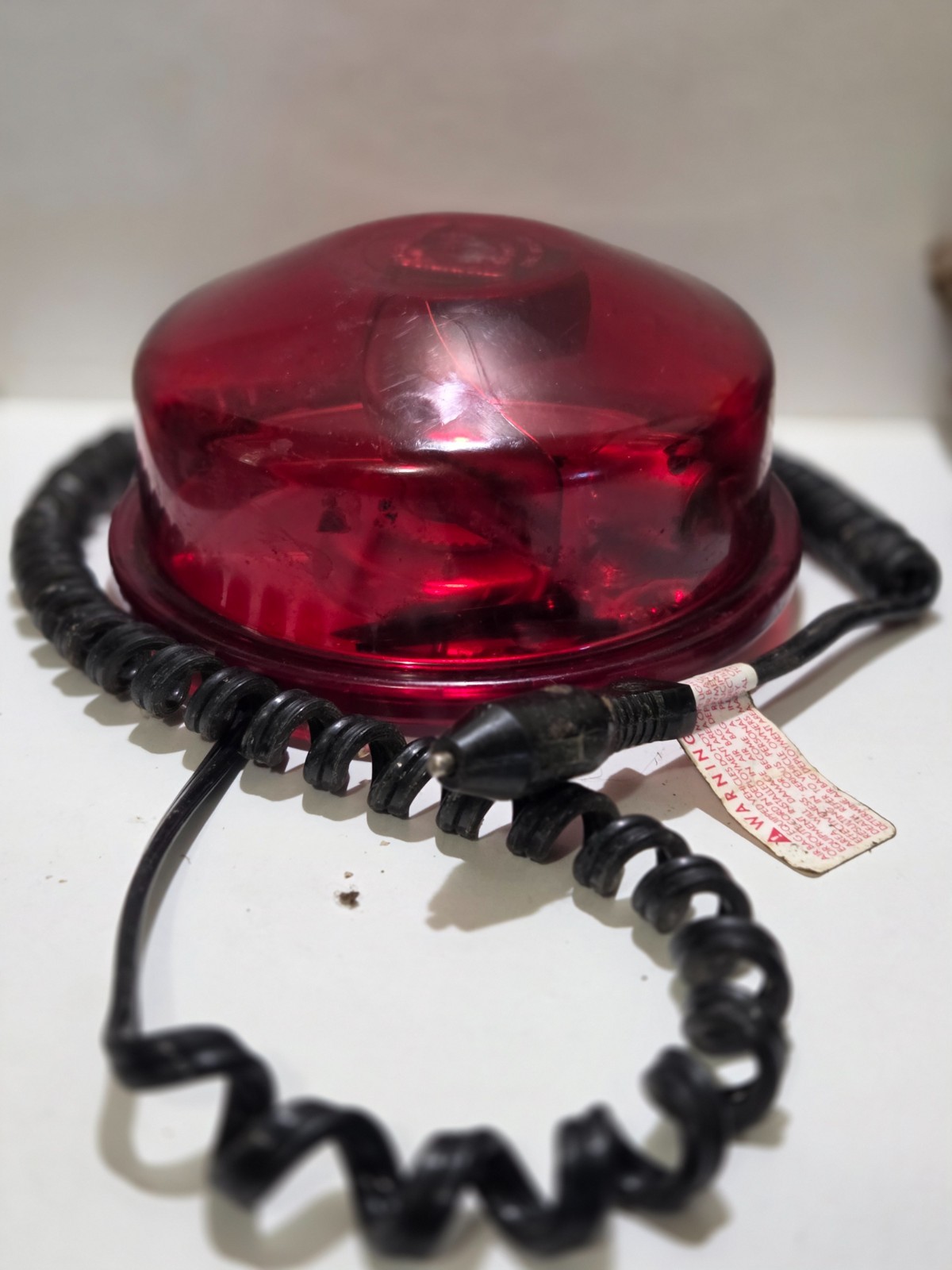VTG 12V Revolving Red Light ~ Magnet Mount~ Built To SOUTHERN VP Specifications VTG 12V Revolving Red Light ~ Magnet Mount~ Built To SOUTHERN VP Specifications