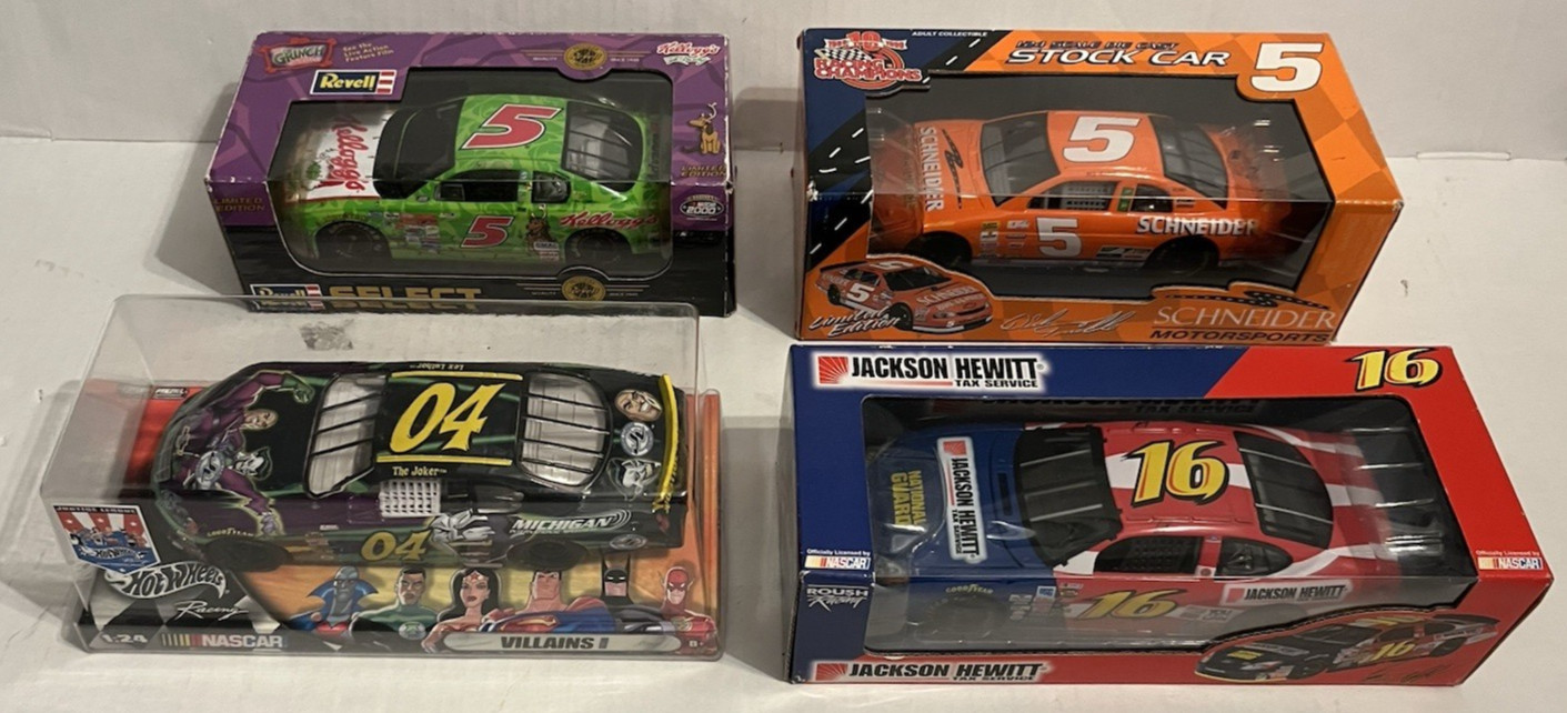 4 Labonte #5 Grinch Revell Hot Wheels Joker 4 schneider Racing 5Hewitt 16 NASCAR