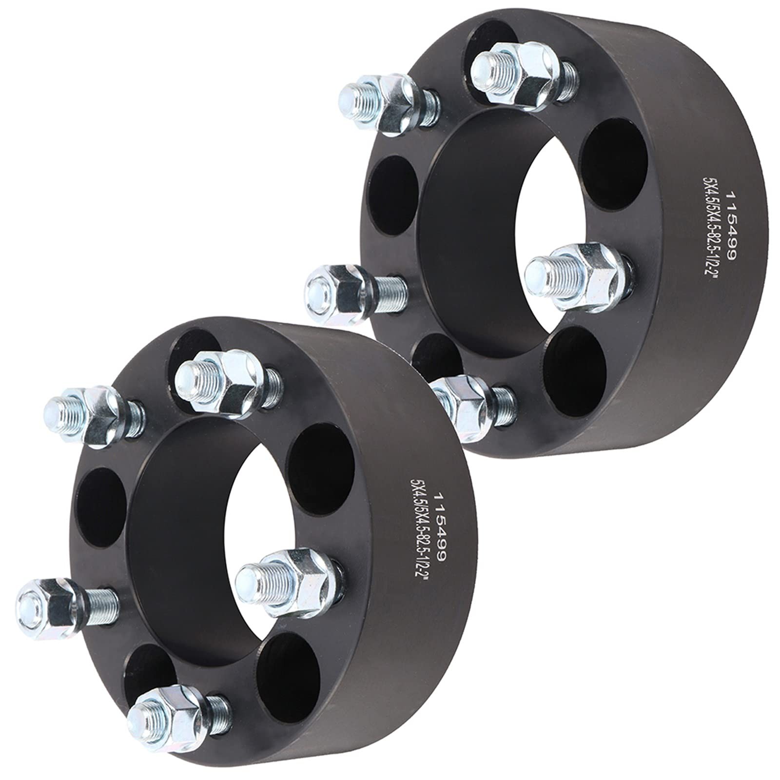 2pc 5x4.5 Lug Centric Wheel Spacers 2