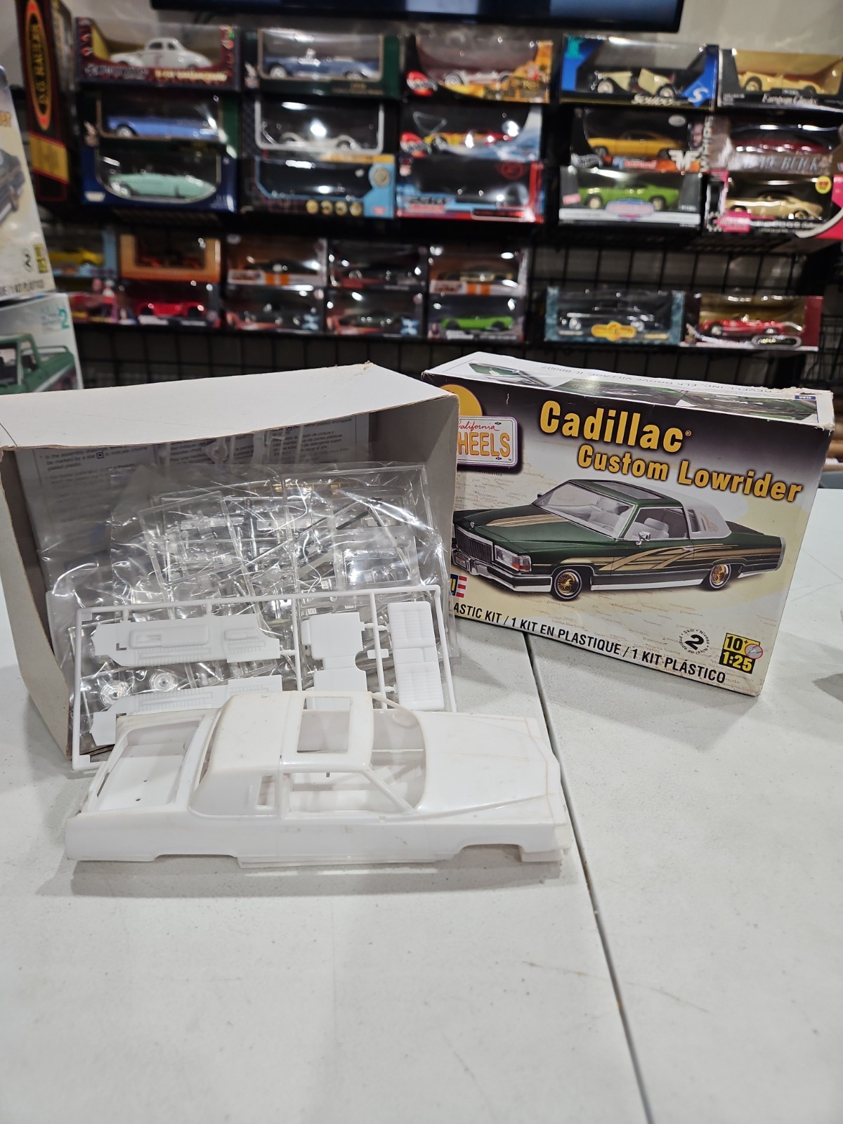 Clearance 1/25 Revell Cadillac Custom Lowrider - USED-  OPEN BOX
