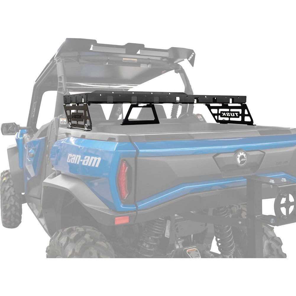 Tusk Cargo Rack Regular Black Powder Coated for Can-Am Commander Models