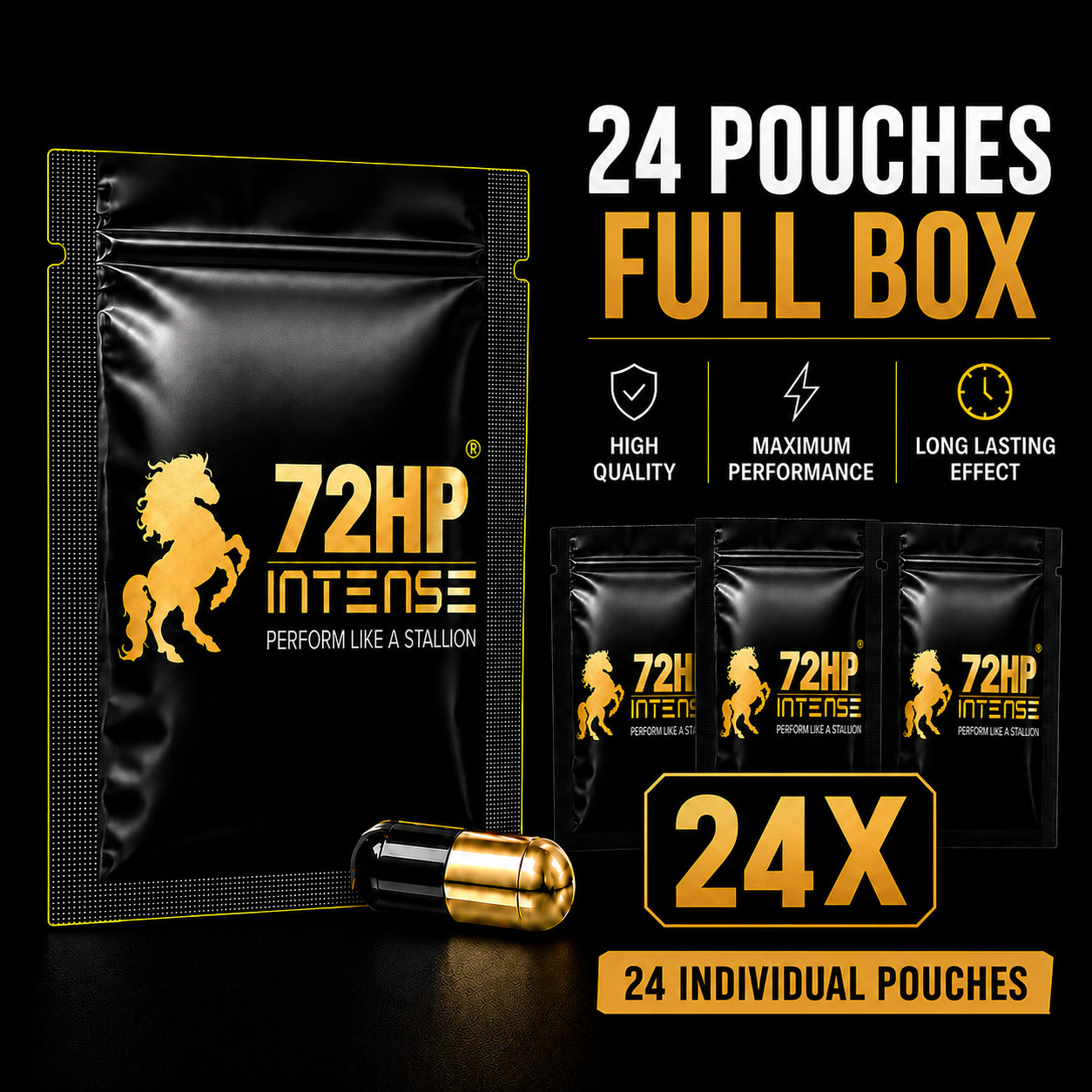 New 72HP Intense (24 Pouches Display) New 72HP Intense (24 Pouches Display)