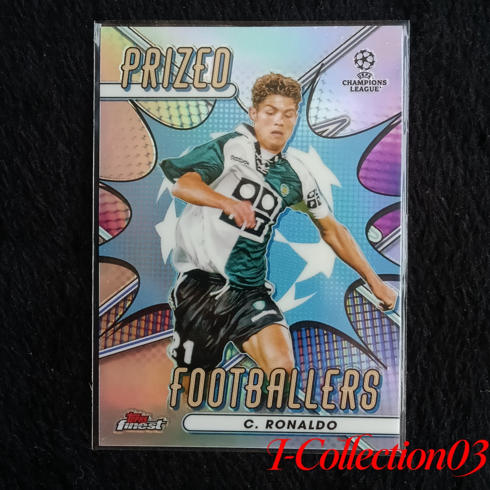 Cristiano Ronaldo 2022‑23 Topps Finest Prized Footballers PF‑10 Refractor