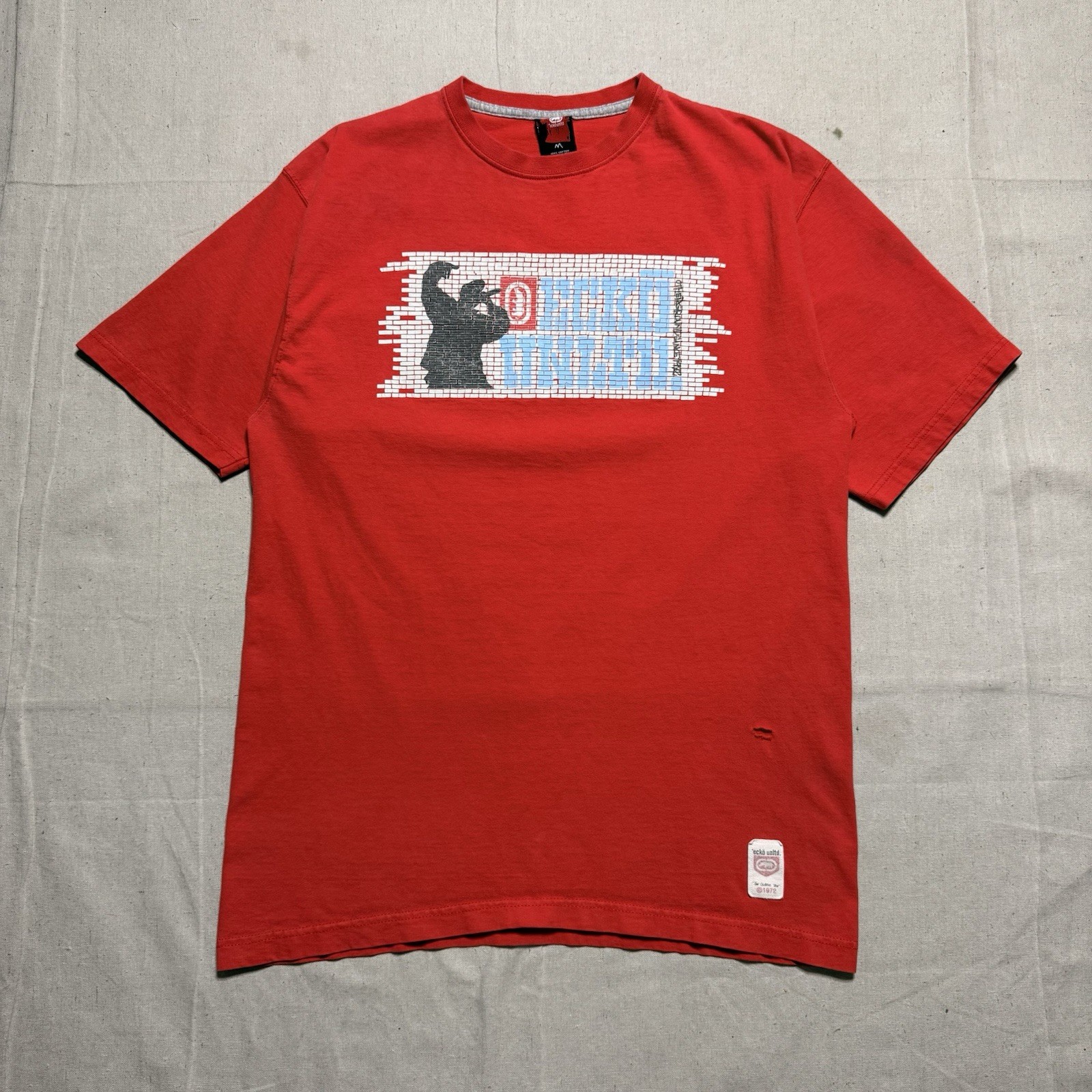 SICK EARLY 2000s Y2K ECKO UNLTD. BRICK WALL GRAFFITI SHIRT (M) SICK EARLY 2000s Y2K ECKO UNLTD. BRICK WALL GRAFFITI SHIRT (M)
