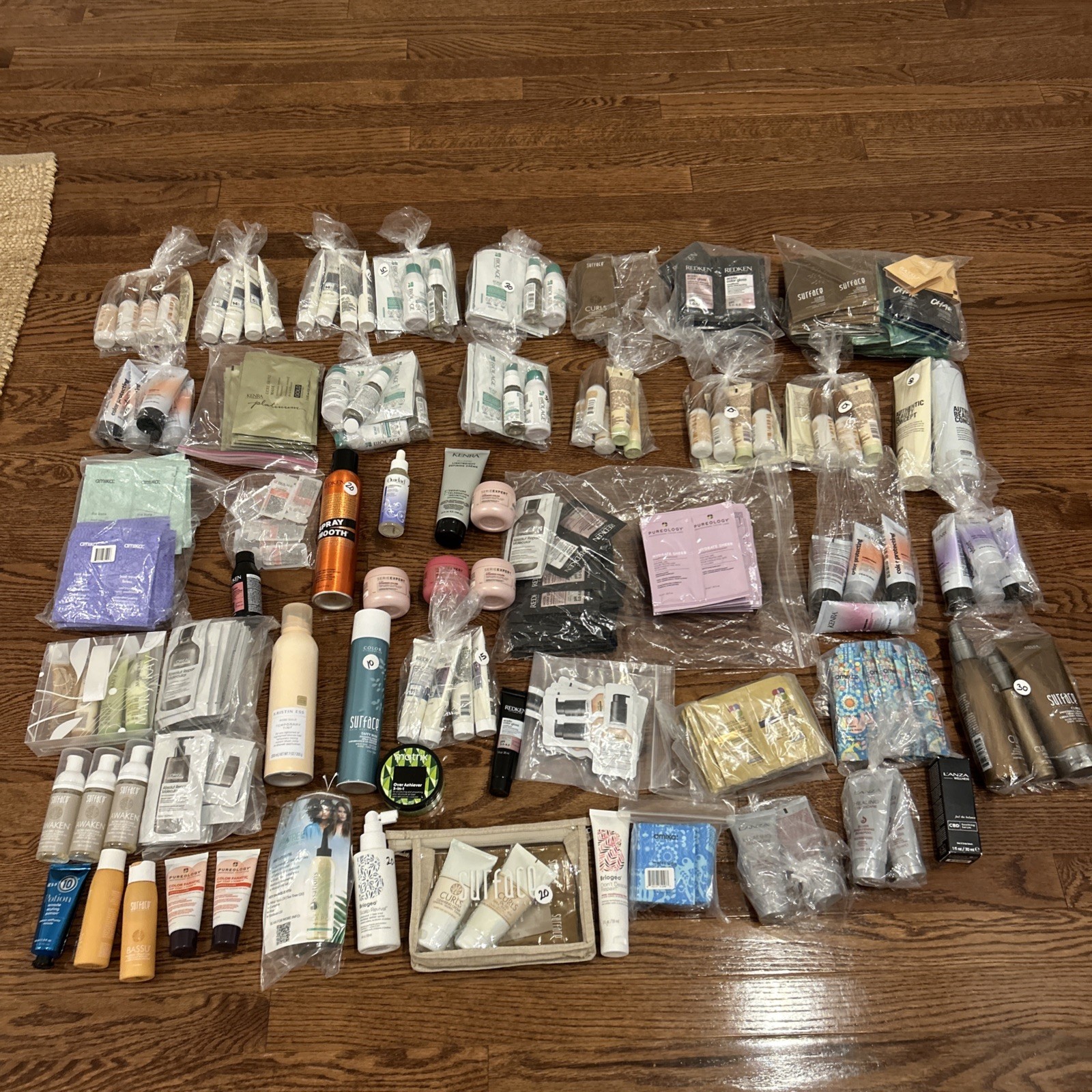 HUGE Mixed Lot Beauty HAIR CARE Salon Full Size Travel Samples GWP Authentic 