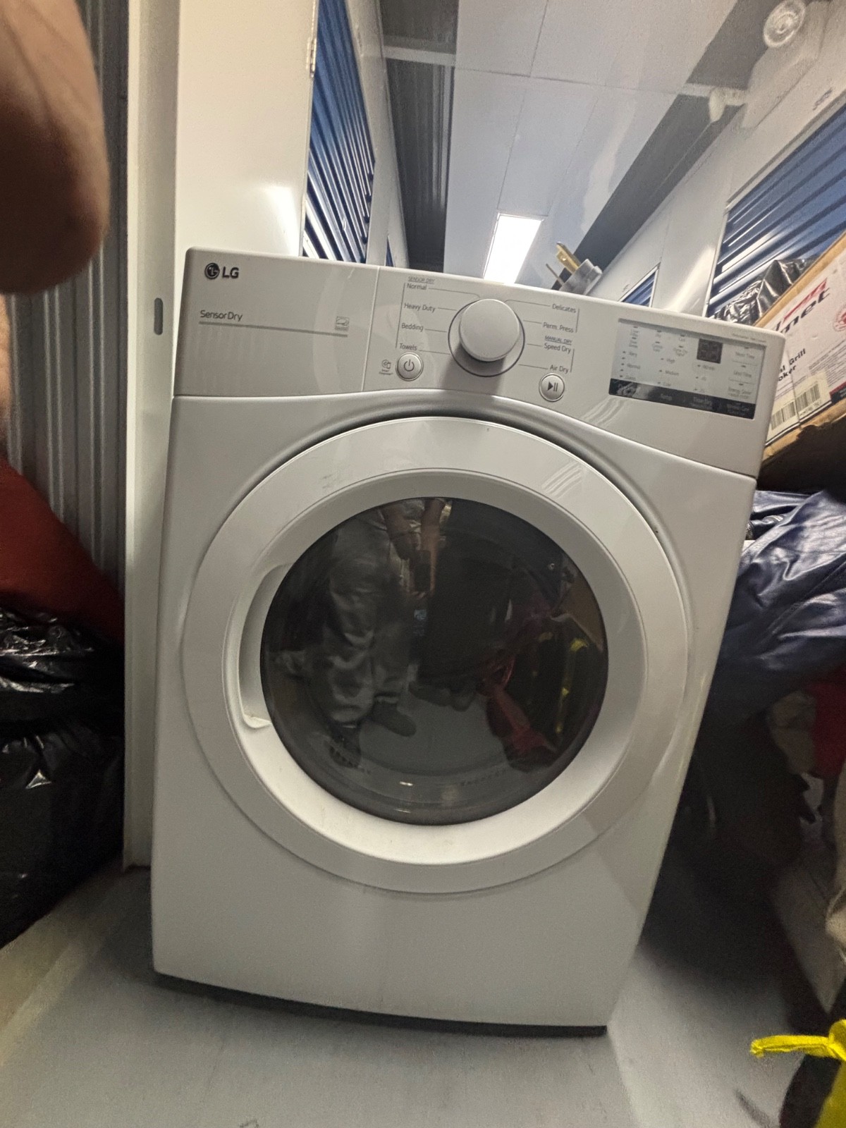 LG DLEX5500W 7.4 Cu. Ft. Smart Front Load Electric Dryer – White