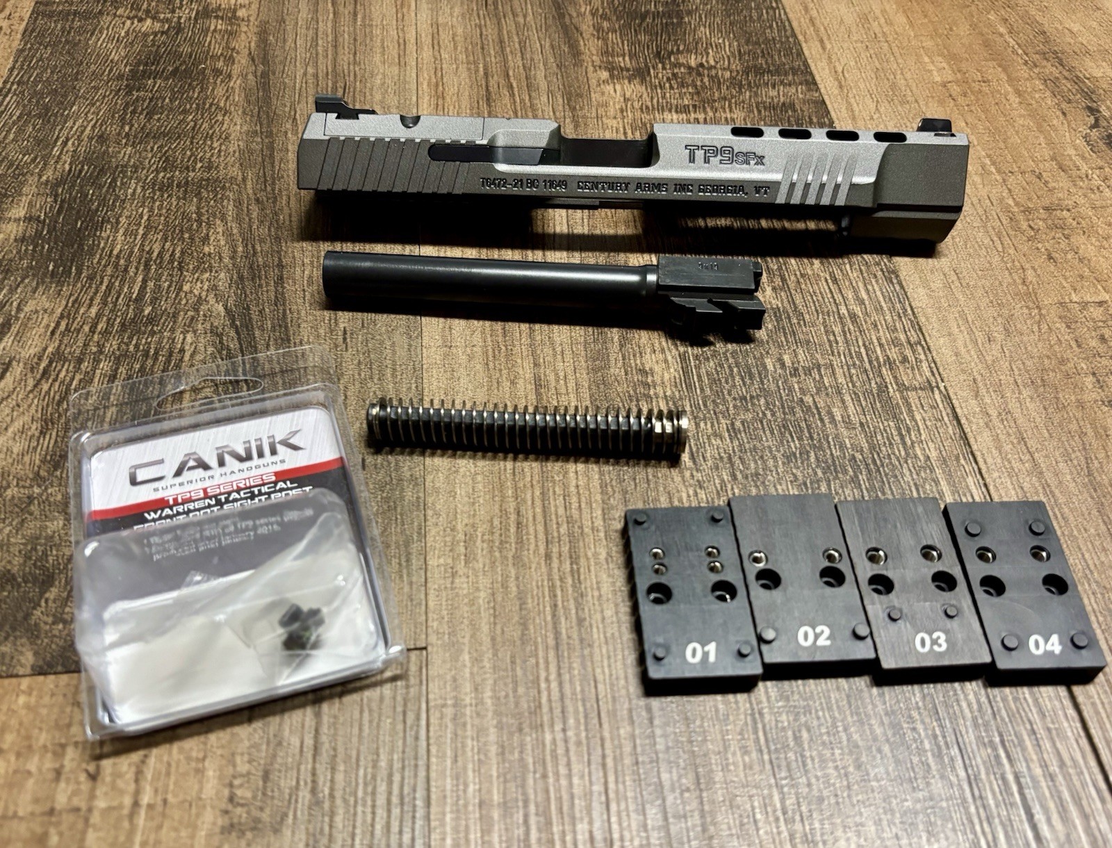 Canik TP9SFX Complete Slide Barrel Assembly 9mm 5