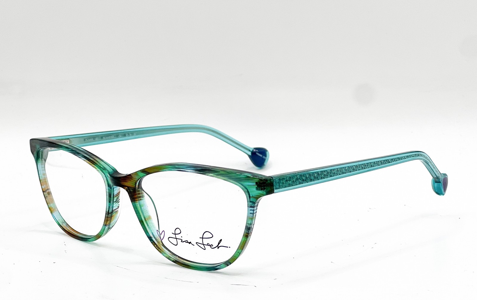 NEW LISA LOEB SUNNY 182 SEAWEED GREEN AUTHENTIC EYEGLASSES 52-16