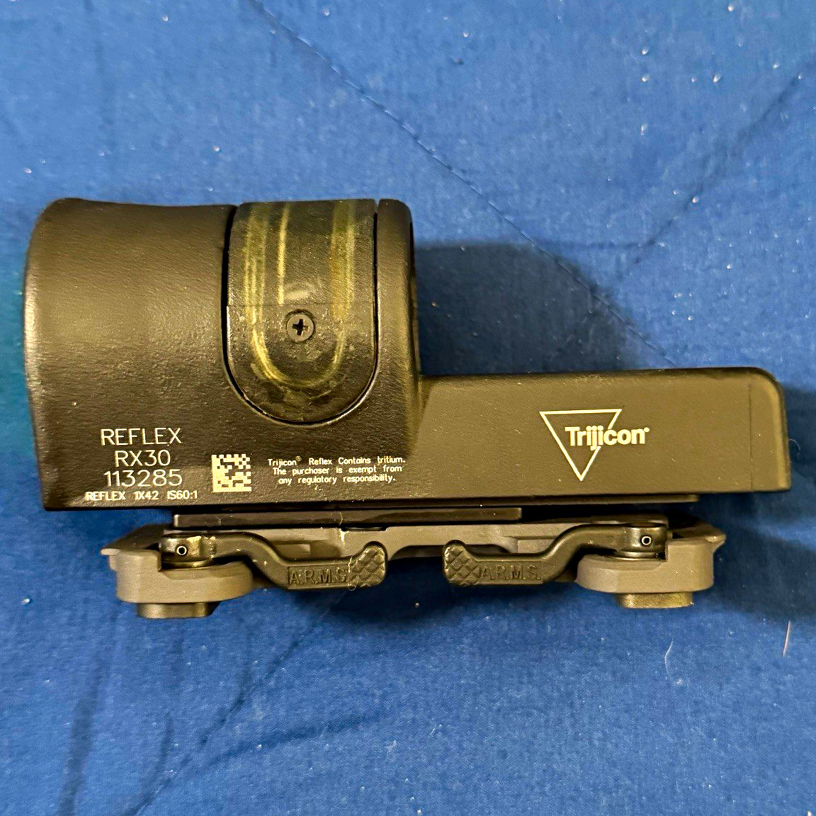 Trijicon Reflex RX30 6.5 MOA Amber Dot Sight 1x 42mm Picatinny w/ Case