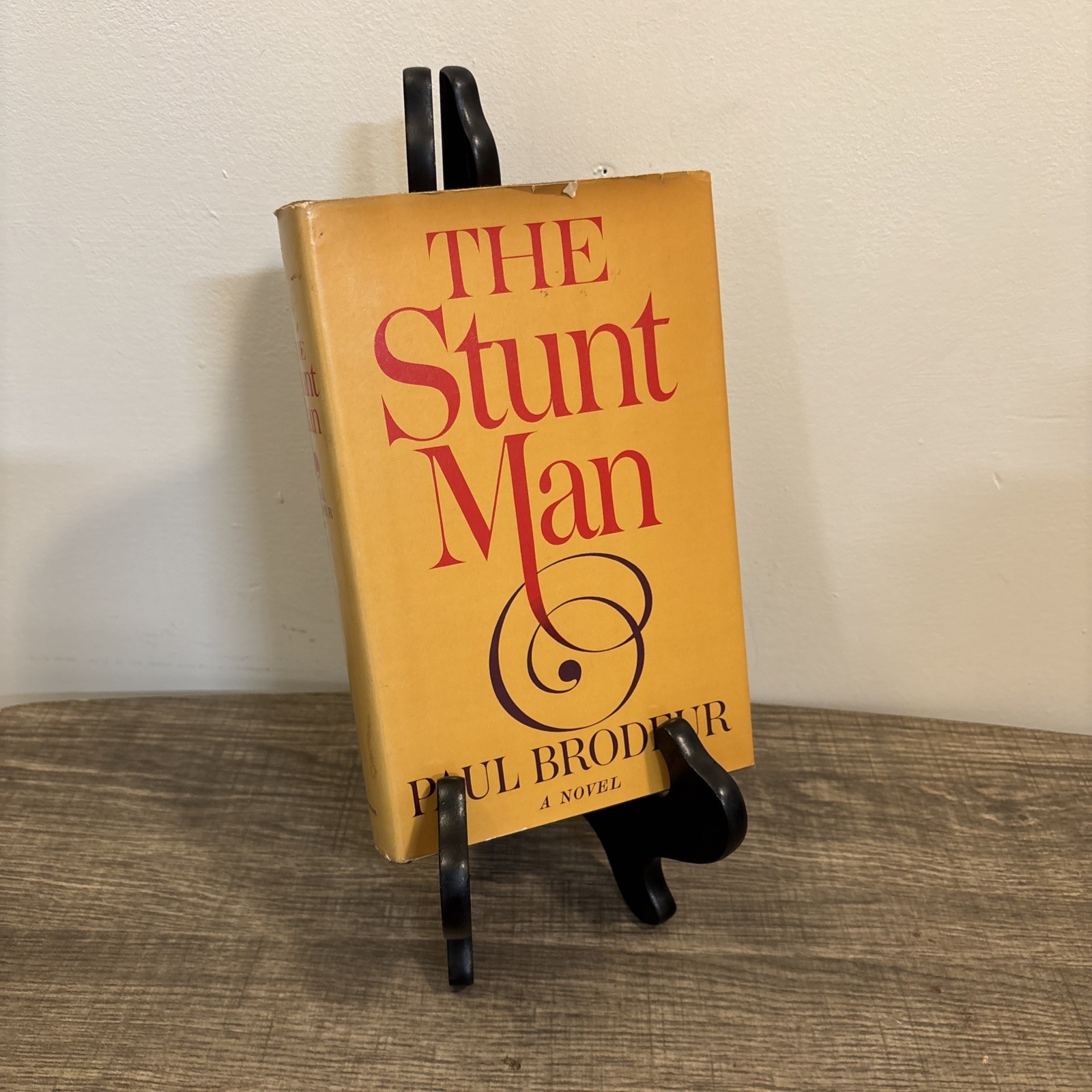 The Stunt Man by Paul Brodeur - 1st Edition Hardcover - 1970