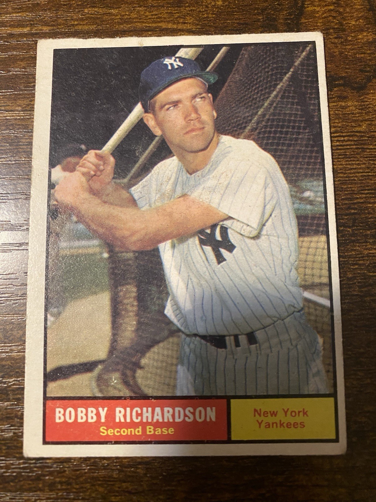 1961 Topps - Bobby Richardson #180 - New York Yankees Baseball VG-Ex