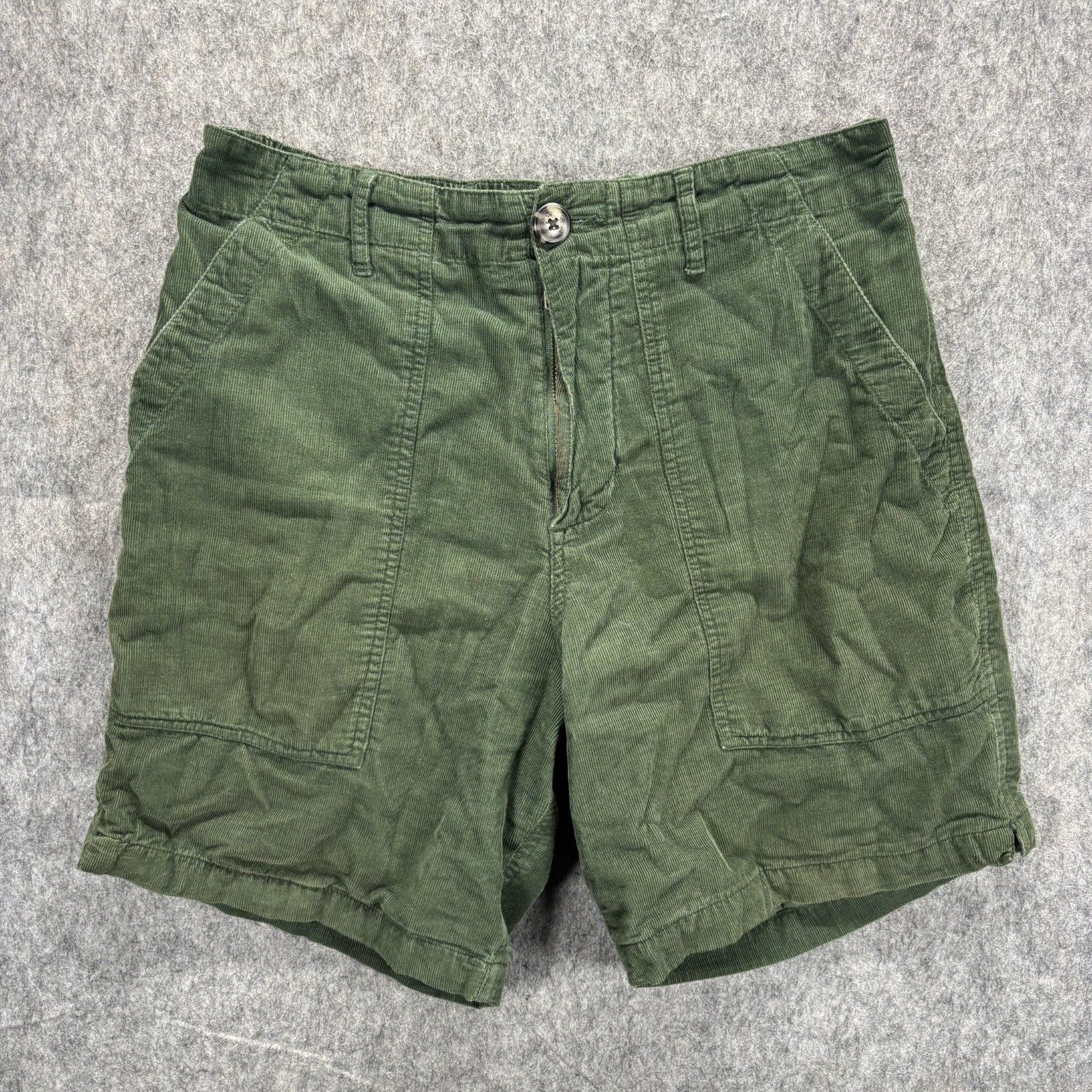 Mollusk Corduroy Shorts Men\'s Small Green 6.5 Inseam Huckberry Surf Mollusk Corduroy Shorts Men\'s Small Green 6.5 Inseam Huckberry Surf