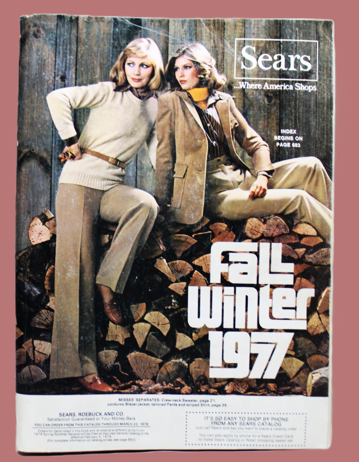 SEARS ROEBUCK & COMPANY ADVERTISING SALES CATALOG FALL WINTER 1977 VINTAGE SEARS ROEBUCK & COMPANY ADVERTISING SALES CATALOG FALL WINTER 1977 VINTAGE