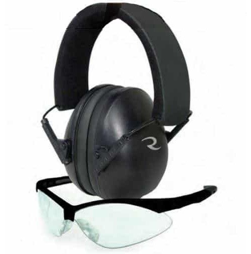 Radians Combo Set -Lowset  Black EM with Outback Black Clear Glass NRR 21 UPC: