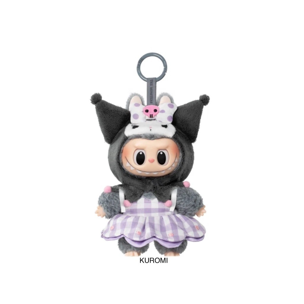 POP MART Labubu The Monsters Sanrio Hello Kitty and Friends - Kuromi AUTHENTIC