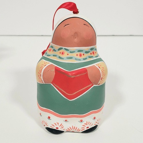 Vtg 1995  Hallmark Keepsake Ornament Symbols of Christmas Sweet Song Terracotta