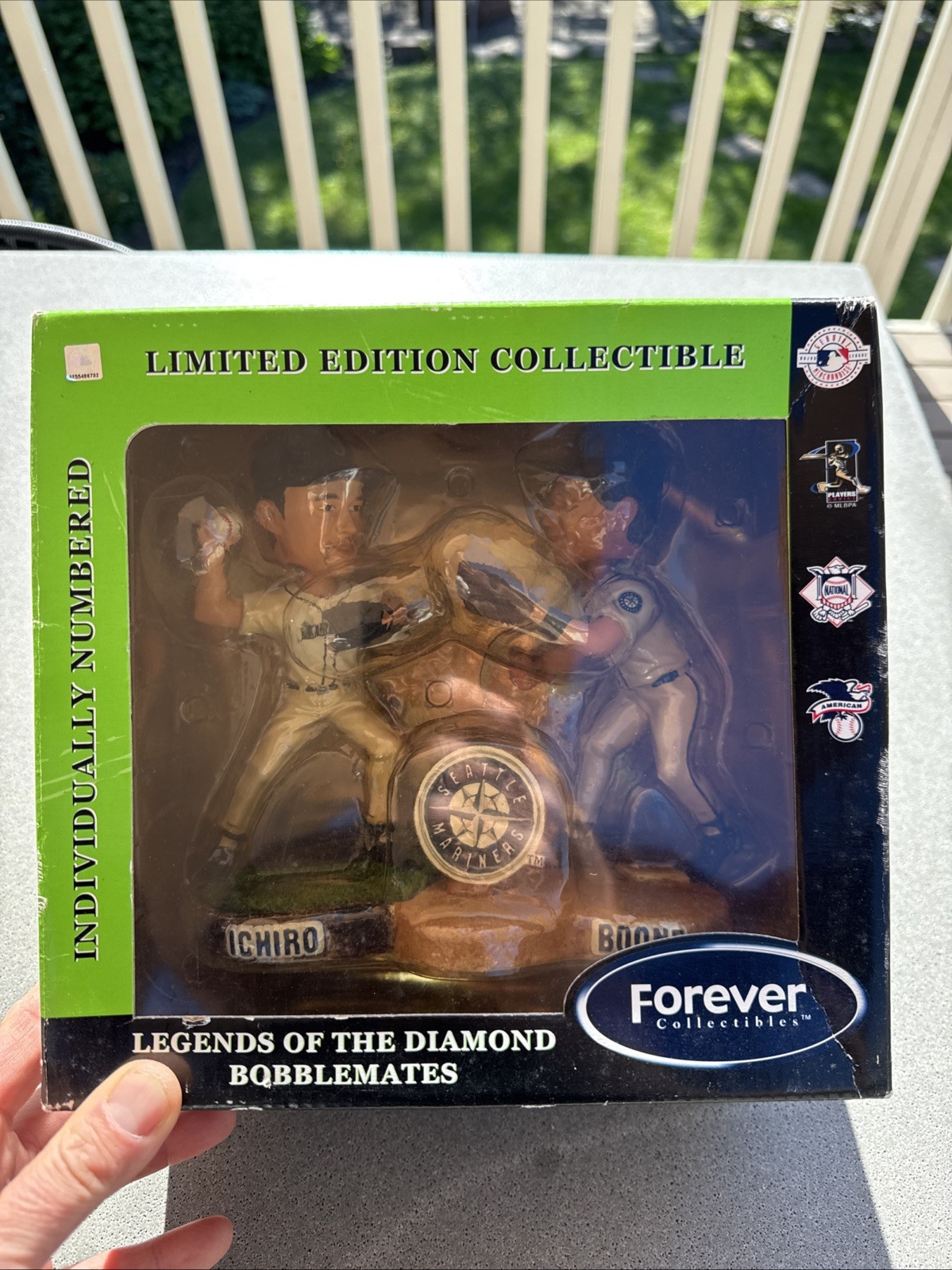 2003 Forever Ichiro Suzuki + Brett Boone Dual Bobblehead Seattle Mariners New 2003 Forever Ichiro Suzuki + Brett Boone Dual Bobblehead Seattle Mariners New