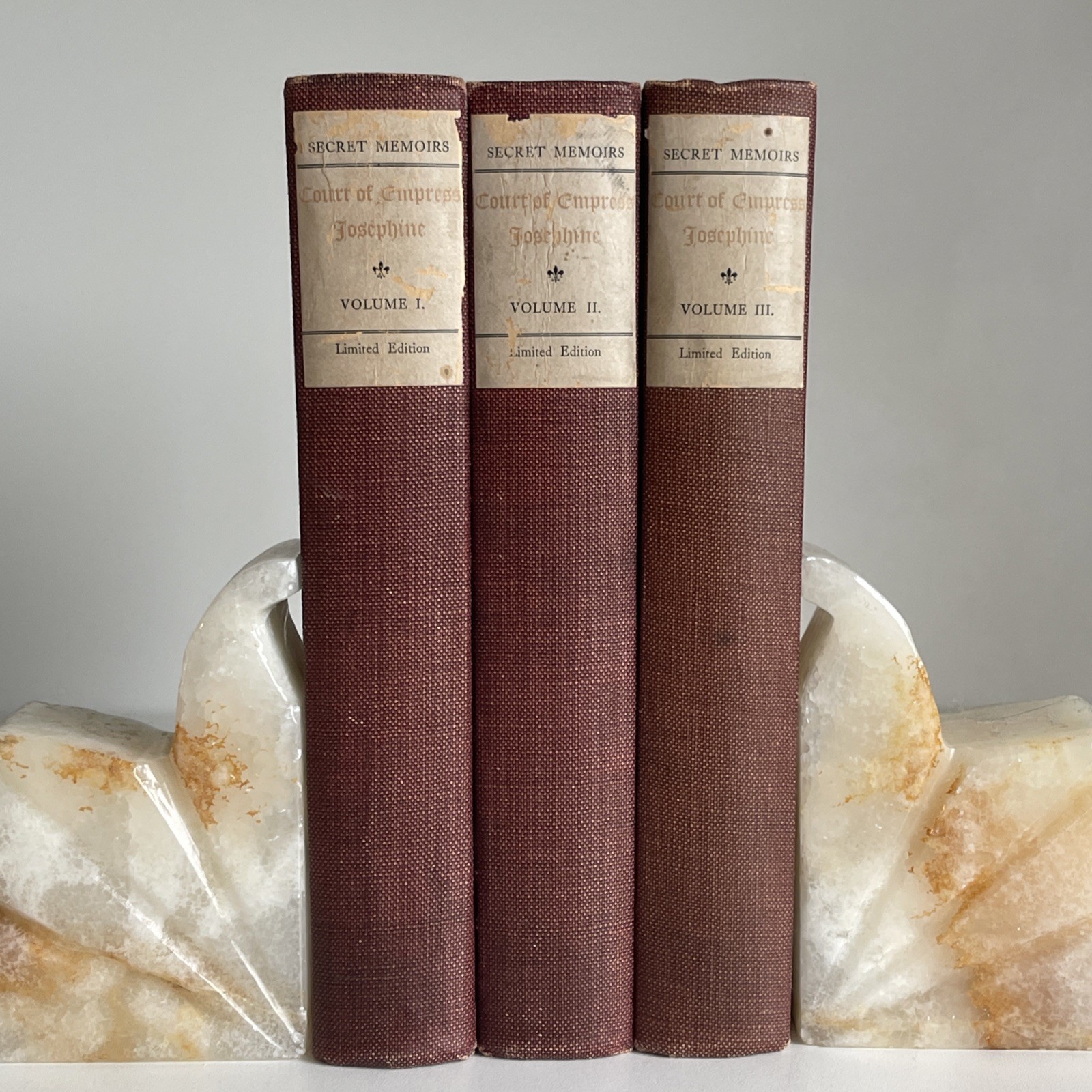 Ltd Ed #375/500 Secret Memoirs Court of Empress Josephine 3 Vol Grolier Soc 1904