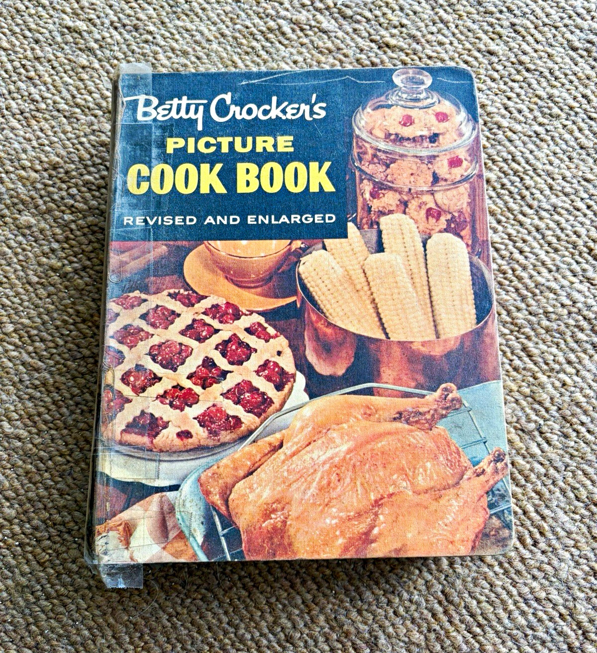 Vintage 1956 Betty Crocker Picture Cook Book 2nd Ed + 1959 Frankly Fancy Foods