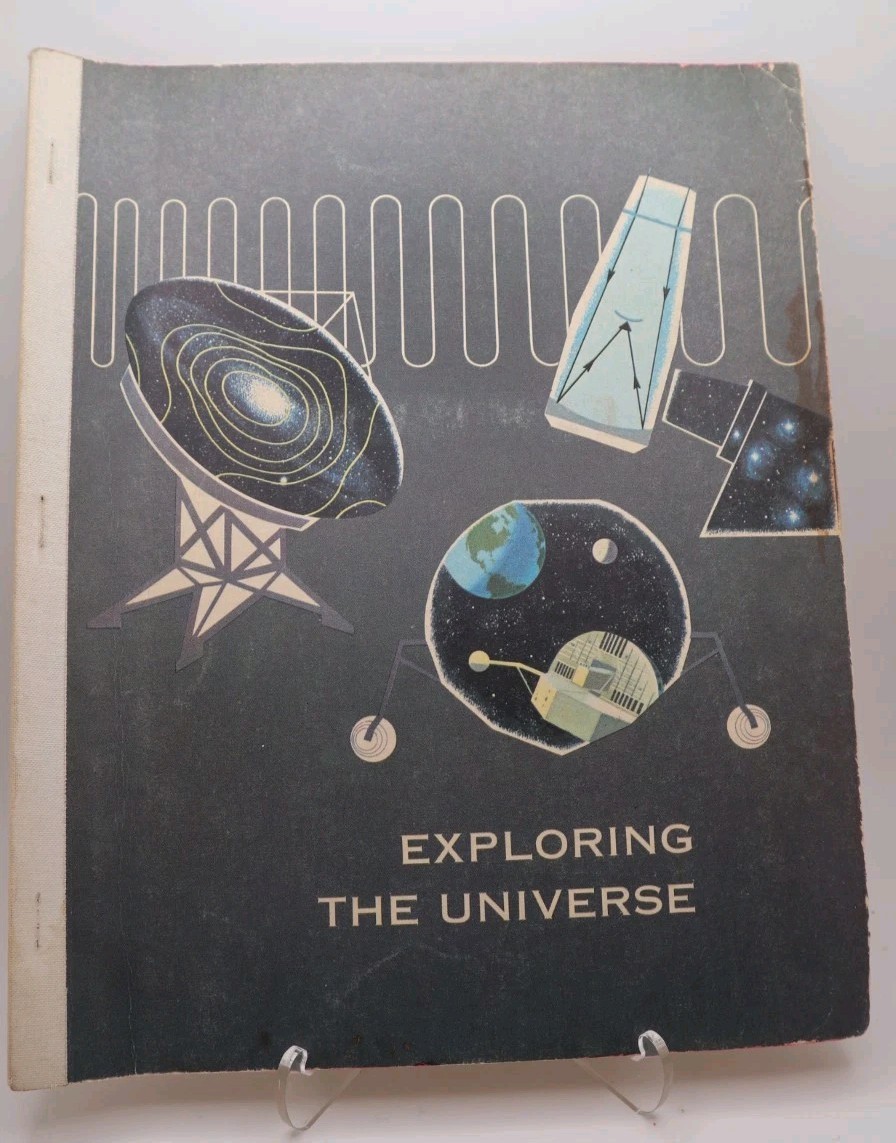 Vintage 1965 Exploring The Universe Astronomy Space Science Textbook Booklet