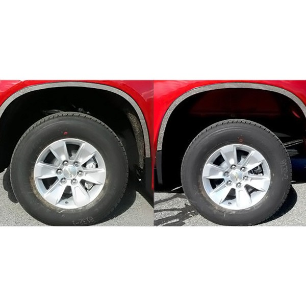 For Chevy Silverado 1500 2019-2026 SAA Polished Fender Trim