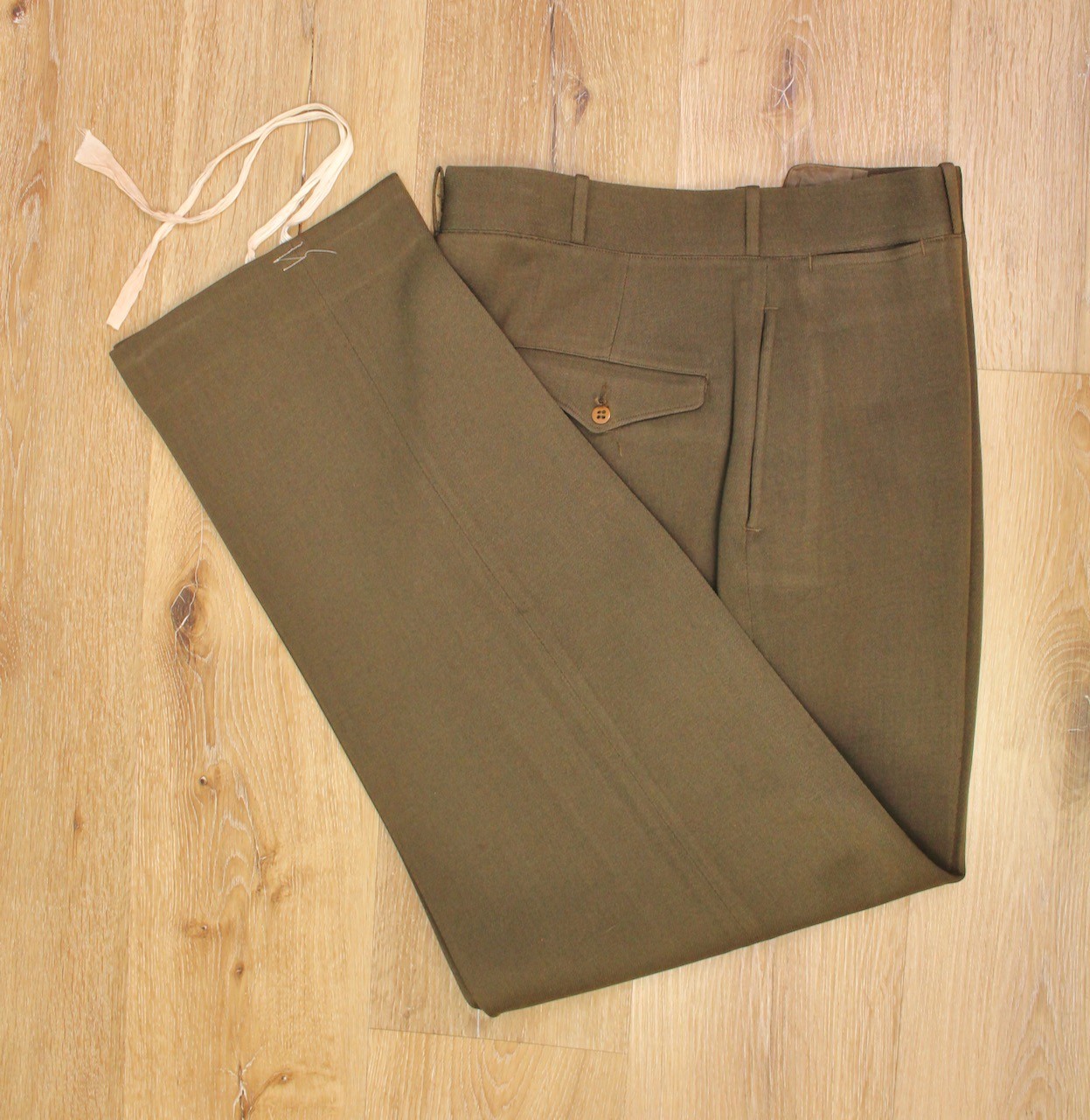 Men's Vtg WWII US Army Officer's Pants Sz 34x31.5 WW2 40s