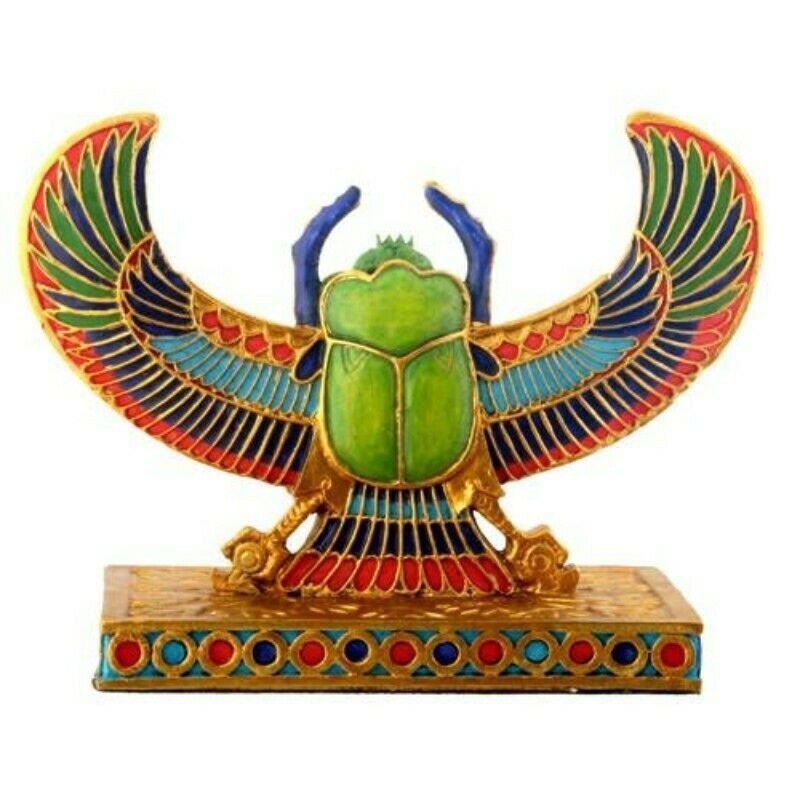 YTC Egyptian Winged Scarab - Collectible Figurine Statue Sculpture Egypt YTC Egyptian Winged Scarab - Collectible Figurine Statue Sculpture Egypt