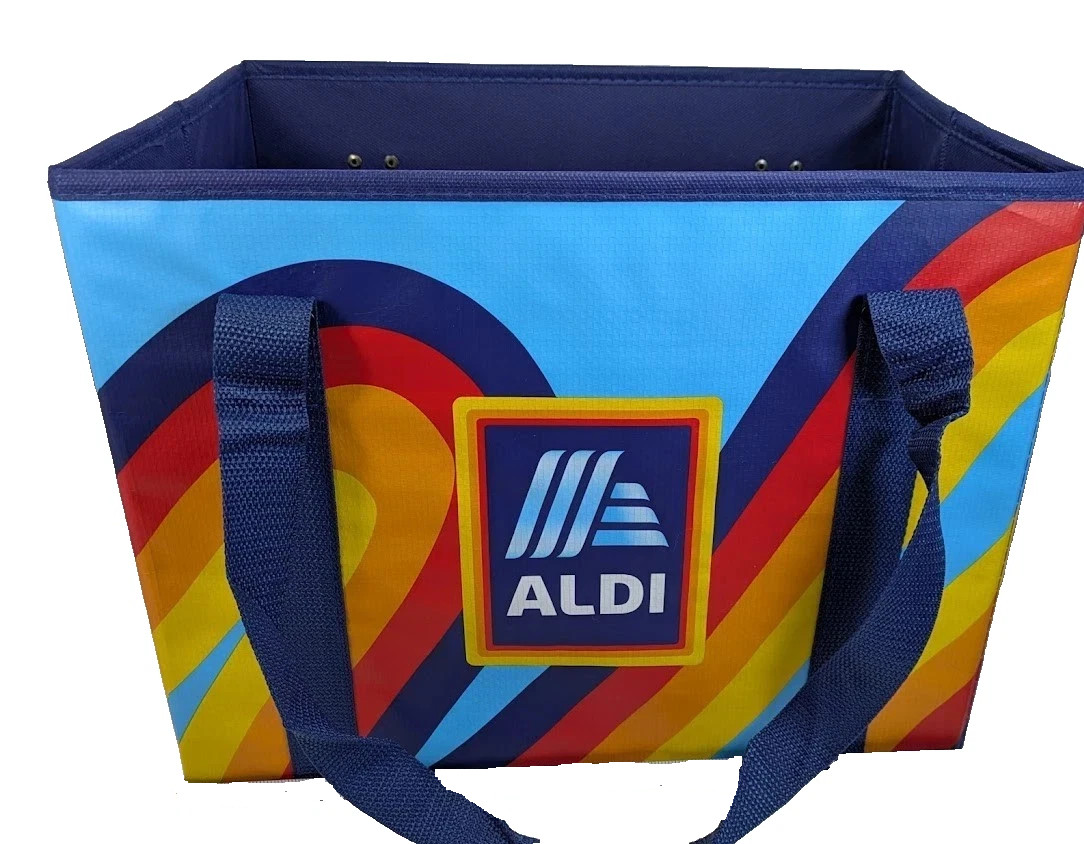 ALDI  Collapsible Shopping Bag Box Reusable 14x10x11